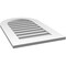 Ekena Millwork Round Top Surface Mount PVC Gable Vent: Functional, w/ 3-1/2"W x 1"P Standard Frame, 20"W x 32"H GVPRT20X3201SF - alternate 5